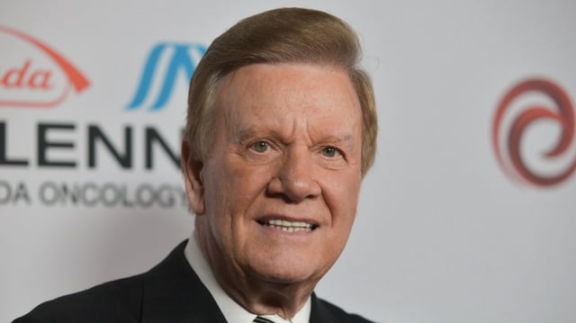 Wink Martindale is seen arriving at the International Myeloma Foundation 7th Annual Comedy Celebration at The Wilshire Ebell Theatre in Los Angeles on Nov. 9, 2013. The longtime TV game show host died Tuesday, April 15, 2025, at his home in Rancho Mirage He was 91. (Photo by Richard Shotwell/Invision/AP)