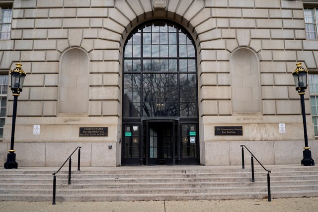 The headquarters of the United States Environmental Protection Agency (EPA) in Washington, D.C., U.S., February 18, 2025. REUTERS/Kent Nishimura/File Photo
