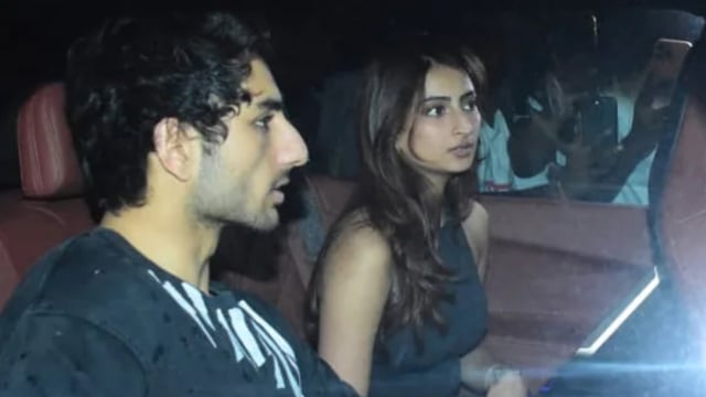 Palak Tiwari and Ibrahim Ali Khan after celebrated New Year's Eve together in 2024.