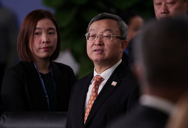 China's Commerce Vice Minister Wang Shouwen attends an APEC Ministerial Meeting (AMM) Opening Session in San Francisco, California, U.S., November 14, 2023. REUTERS/Carlos Barria/File Photo