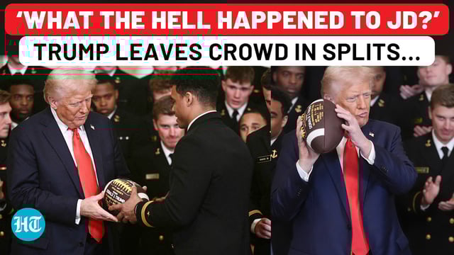 Trump honours US navy football team, leaves all in splits with China remark 