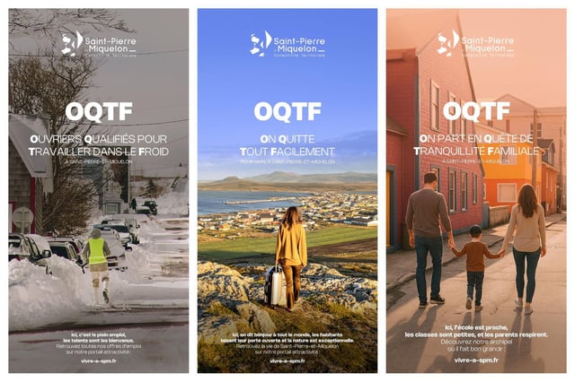 La collectivité de Saint-Pierre-et-Miquelon a publié, mardi 15 avril 2025, une campagne publicitaire humoristique, en réaction aux propos de Laurent Wauquiez sur les OQTF.