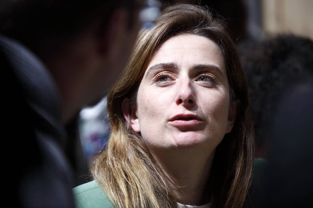 Marine Tondelier au salon de l'Agriculture, à Paris, le 25 février 2025.