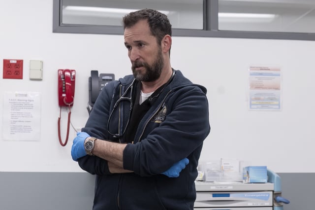 Noah Wyle in Max&#39;s &#34;The Pitt&#34;, Season 1, Episode 15.