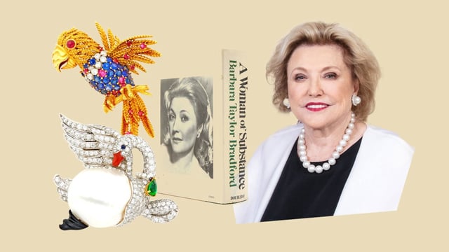 The collection offers a glimpse into Barbara Taylor Bradford’s life of Manhattan opulence
