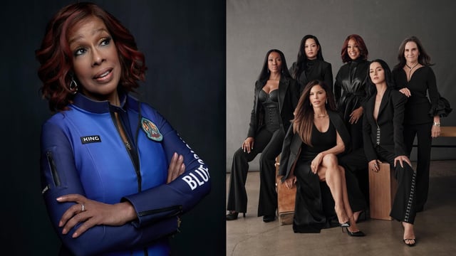 Gayle King; Her with the all-female space crew