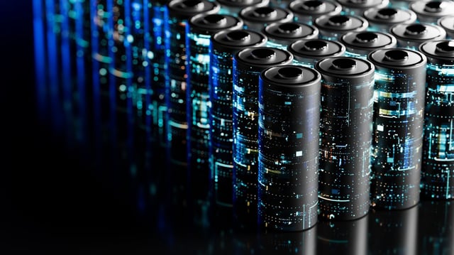 Representative stock image of a lithium ion battery.
