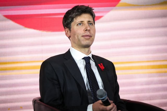 Sam Altman, chief executive officer of OpenAI Inc., in Paris on Feb. 11, 2025.