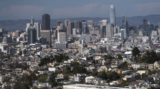 San Francisco skyline.