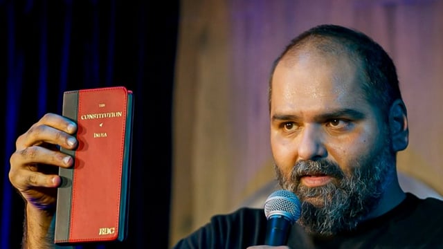 Stand-up comedian Kunal Kamra.