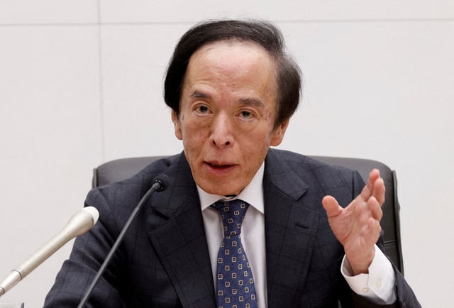 Bank of Japan (BOJ) Governor Kazuo Ueda attends a press conference after the central bank's policy meeting at BOJ headquarters in Tokyo, Japan, March 19, 2025. REUTERS/Manami Yamada/File Photo