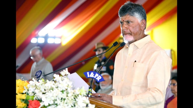 The chief minister requested that the 16th finance commission increase the vertical devolution share. (ANI Photo) (Tharun Vinny)