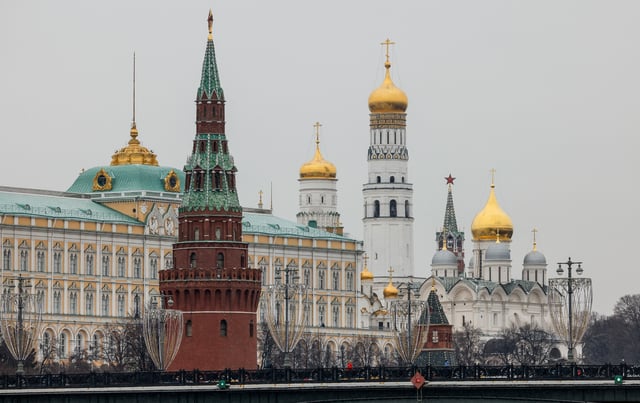 A view shows the Kremlin in central Moscow, Russia, February 13, 2025. REUTERS/Maxim Shemetov/File Photo