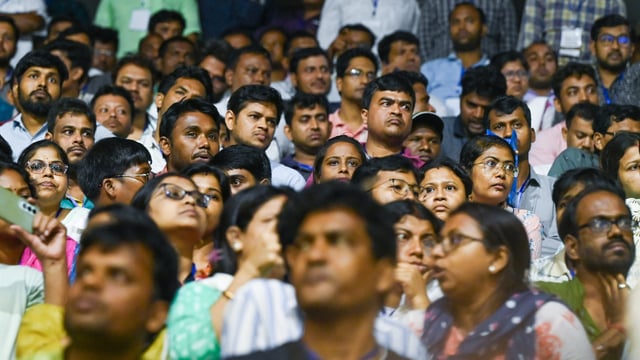 Teachers during a meeting with chief minister Mamata Banerjee over the Supreme Court's verdict on April 7, 2025.