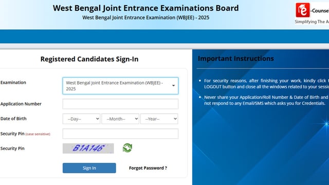 WBJEE Admit Card 2025 has been released at wbjeeb.nic.in. Candidates can download their hall tickets via the direct link given here.
