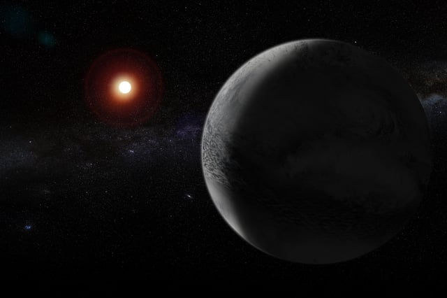 Visual representation of Exo-Planet K2-18b.