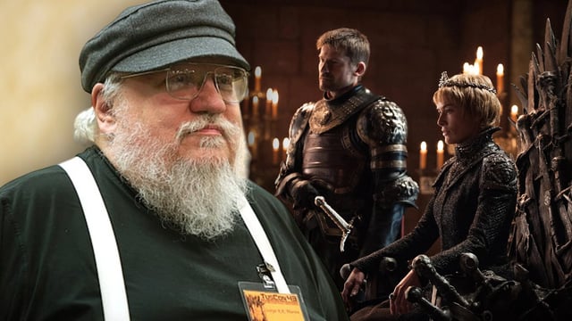 George R.R. Martin and the Lannisters in Game of Thrones