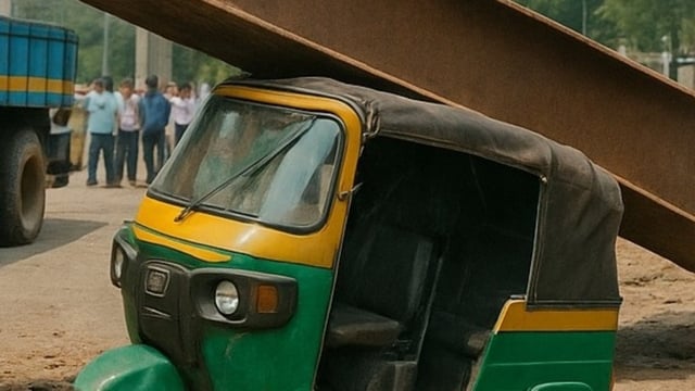 The auto-driver in Bengaluru who died after a metro viaduct fell on his vehicle was saving up money for his daughter's wedding 