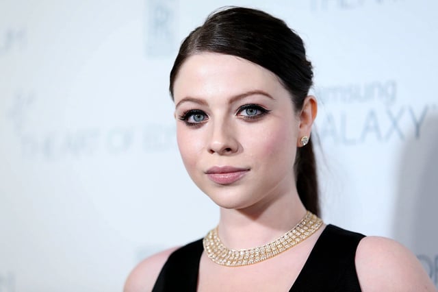 Michelle Trachtenberg arrives at The Art Of Elysium Heaven Gala at Hangar 8 on Saturday, Jan. 10, 2015 in Santa Monica, CA.