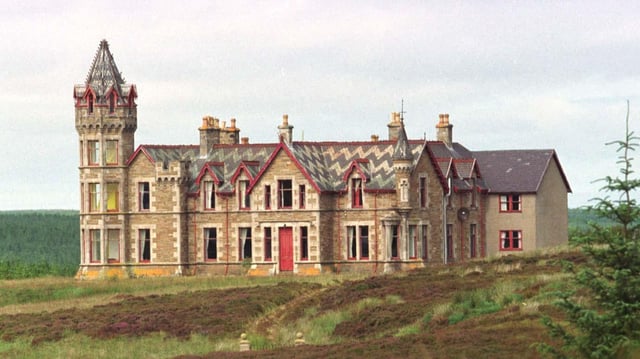 Kevin Booth’s home, Lochdhu Lodge, in Altnabreac, Caithness, where the woman worked