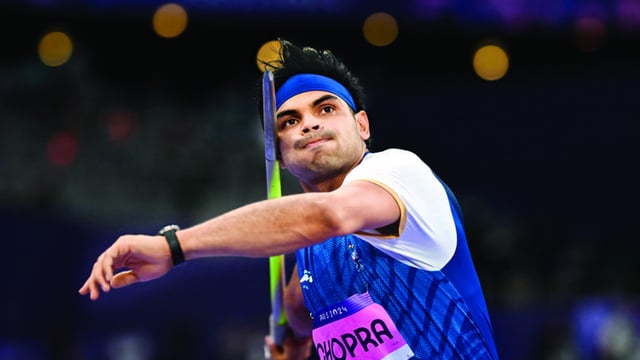 Neeraj Chopra. (AFP)