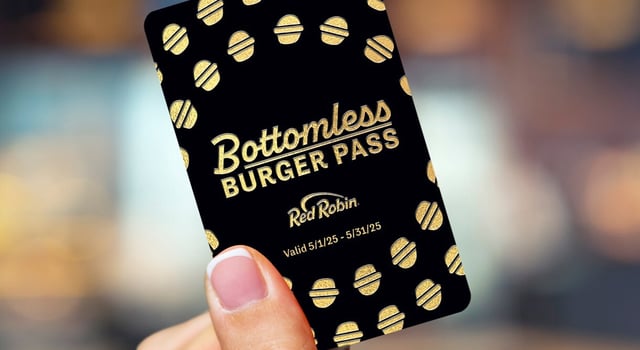 Red Robin unveils its $20 burger pass for bottomless burgers in May.