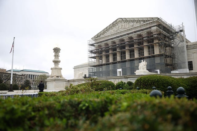 The U.S. Supreme Court is seen on April 07, 2025 in Washington, DC.