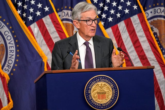 U.S. Federal Reserve Chair Jerome Powell speaks at a press conference, following a two-day meeting of the Federal Open Market Committee on interest rate policy, in Washington, D.C., U.S., March 19, 2025. REUTERS/Nathan Howard/File Photo