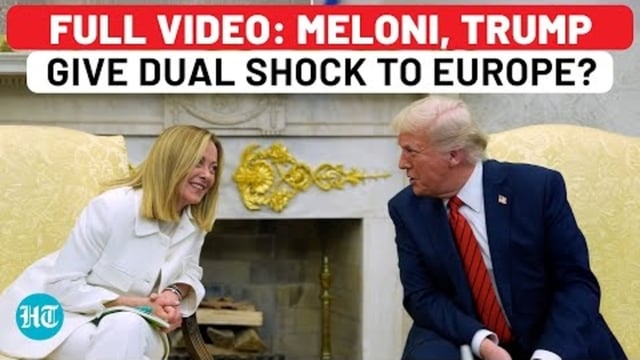 Full Video Of Trump-Meloni White House Meeting