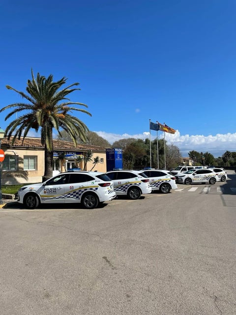 Imagen de archivo de la Policía Local de Alcúdia.