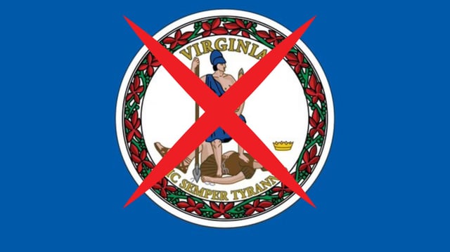 Virginia state flag has been banned in a Texas school district