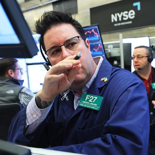 Börsenhändler an der New York Stock Exchange.