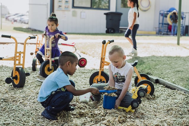Children play at an Inspire Development Center in Washington state in 2018. Inspire Development Centers had to shutter its Head Start and Early Head Start programs this week after not receiving millions in federal funding.