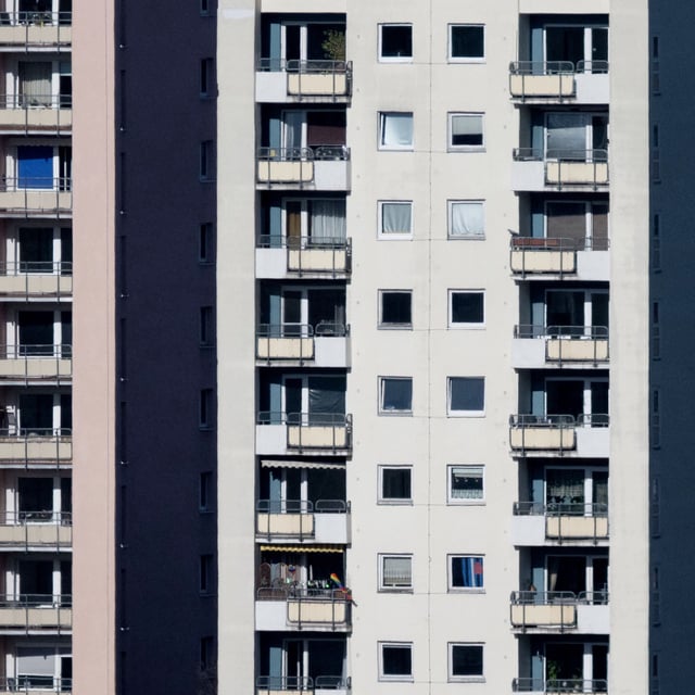 Hochhäuser in der Stuttgarter Innenstadt