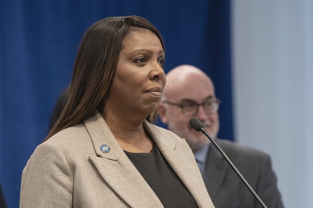 New York state Attorney General Letitia James has long had a feud with President Donald Trump.