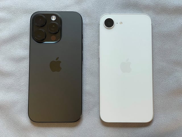 The smaller camera gives your fingers much needed room.