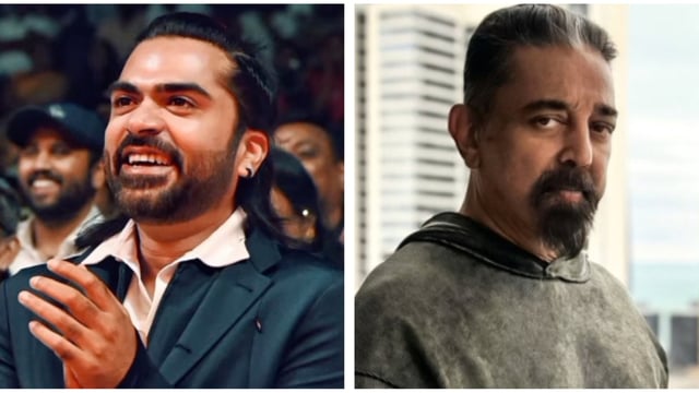 Simbu expressed his gratitude towards Kamal Haasan at the Thug Life event.