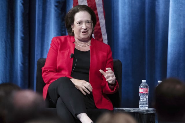 U.S. Supreme Court Justice Elena Kagan sits on a panel at the 2024 Ninth Circuit Judicial Conference in Sacramento, Calif., Thursday July 25, 2024.