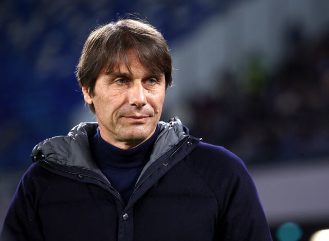 Soccer Football - Serie A - Napoli v Empoli - Stadio Diego Armando Maradona, Naples, Italy - April 14, 2025 Napoli coach Antonio Conte. REUTERS/Guglielmo Mangiapane