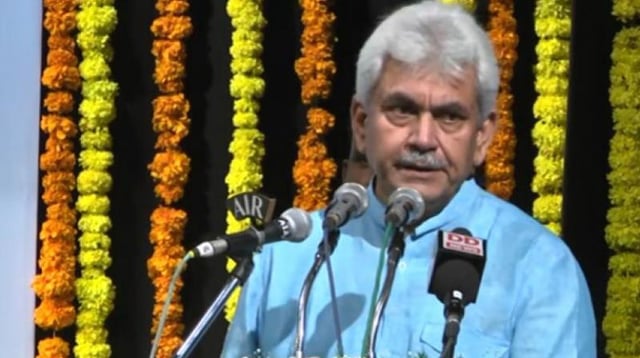 Telecom Minister Manoj Sinha