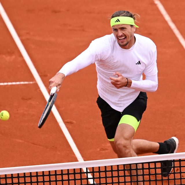 Alexander Zverev im Viertelfinale von München gegen Tallon Griekspoor