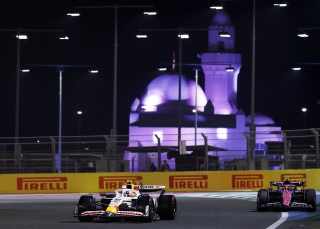 Formula One F1 - Saudi Arabian Grand Prix - Jeddah Corniche Circuit, Jeddah, Saudi Arabia - April 18, 2025 RB's Liam Lawson during practice REUTERS/Hamad I Mohammed