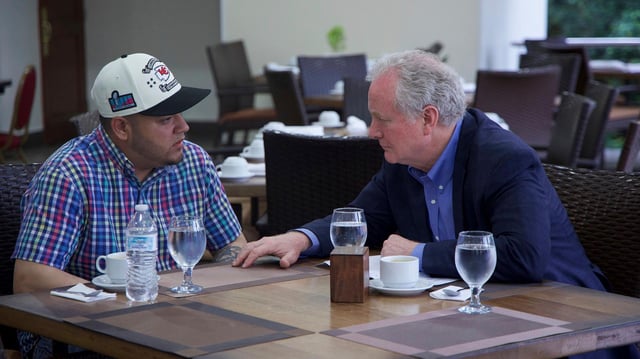Kilmar Abrego Garcia und Chris Van Hollen