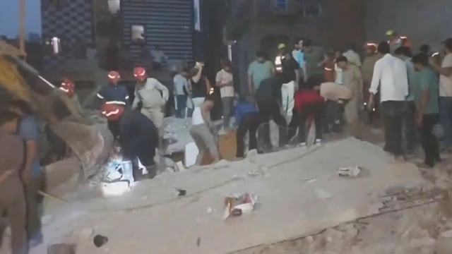 National Disaster Response Force (NDRF) and police teams were at the spot on Saturday morning.