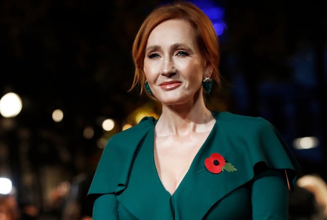 Writer J.K. Rowling attends the world premiere of the film "Fantastic Beasts: The Crimes of Grindelwald" in Paris, on Nov. 8, 2018.