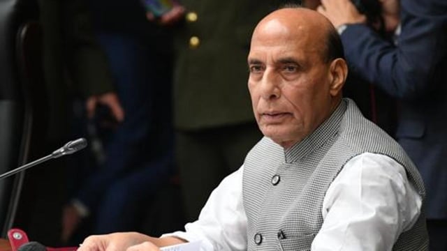 Defence minister Rajnath Singh.