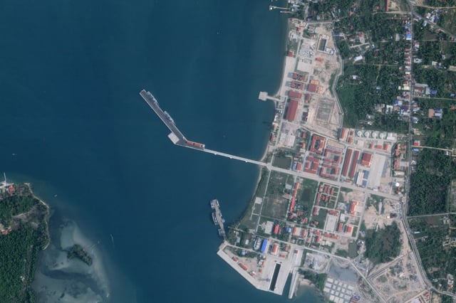 Cambodia's Ream naval base off the country's southern coast has raised concerns in the United States