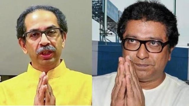 Shiv Sena (UBT) chief Uddhav Thackeray (left) and MNS chief Raj Thackeray (right). (File Photos)