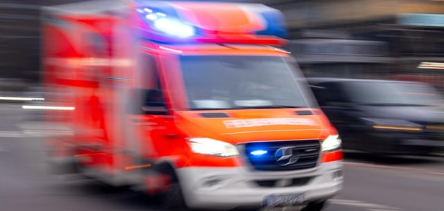 Ein Rettungswagen der Feuerwehr