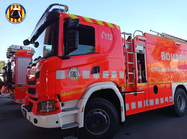 COMUNIDAD VALENCIANA.-Valencia.- El Consorcio Provincial de Bomberos invierte 1,18 millones de euros en tres nuevos camiones nodriza